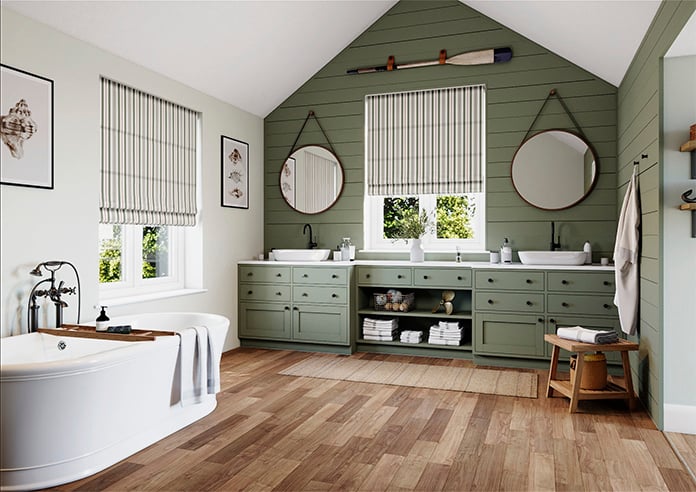 The British Stripe Co. George, Highlands No.1 - Twist&Fit Roman Blind - Image 7